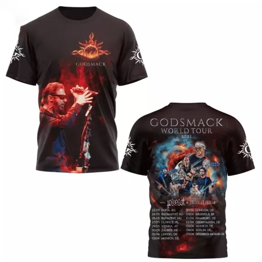 Discover Godsmack World Tour 3D T Shirt