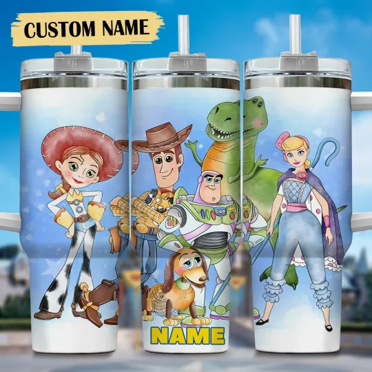 Discover Custom Space Ranger Toy Vibes Fan Gift Handle Tumbler 40oz