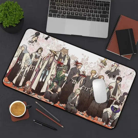 Discover Anime RIPP JUNC Ichigo x Rukia Rangiku Desk Mat, Mouse Pad, Gamers Gift, Anime Fan