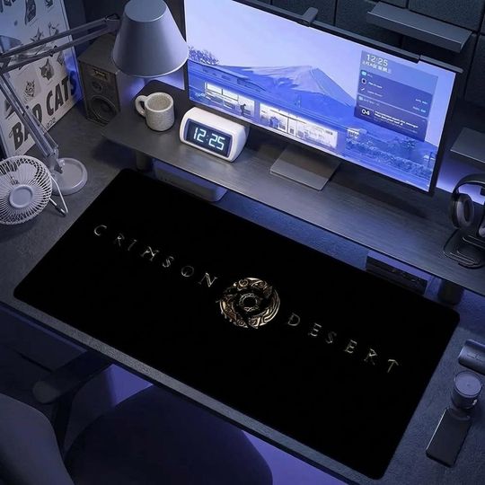 Discover C-Crimson Desert Mouse Pad Mousepad, Gaming Thickened Computer Keyboard Table Desk Mat Desktop Accessory