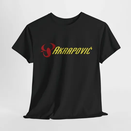 Discover Akrapovic Racing Logo Men’s T-Shirt  Motorcycle Tee S-5XL