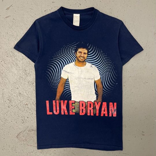 Vintage 2013 Luke Bryan Dirt Road Diaries Tour Double Sided T-Shirt