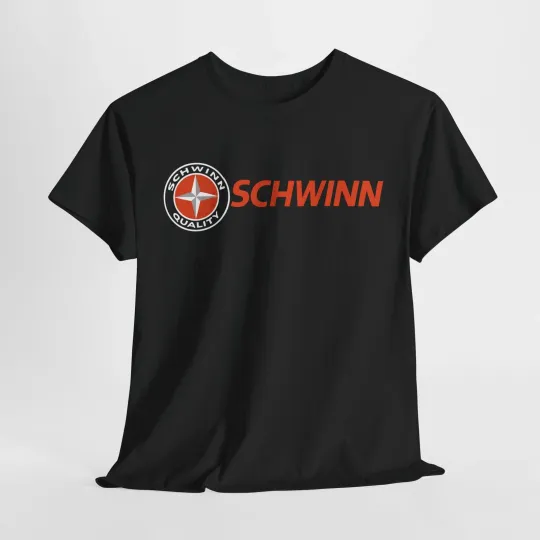 Discover Schwinn Bicycle Logo T-Shirt Cycling Retro Bike  Unisex  Tee S-5XL