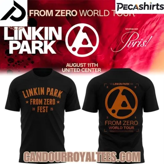 Discover Linkin Park From Zero World Tour Chicago 2025 3D T-Shirt