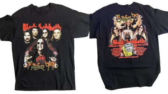 OzzFest 1999 Black Sabbath Tour T-Shirt Unisex