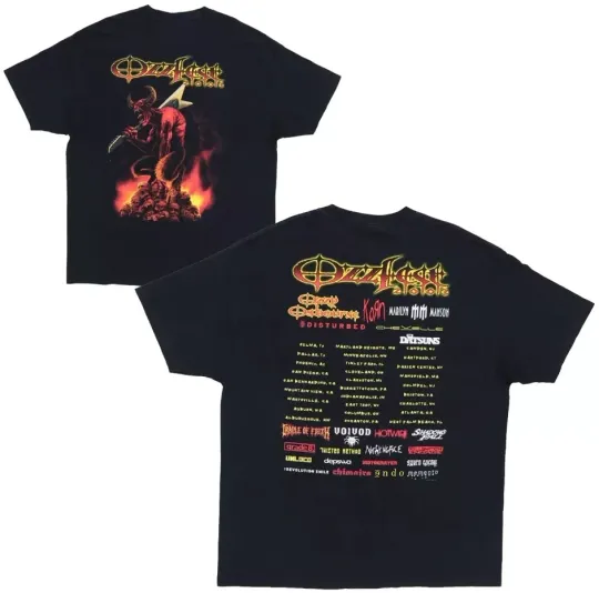 2003 Ozzy Osbourne Ozzfest Tour T-Shirt