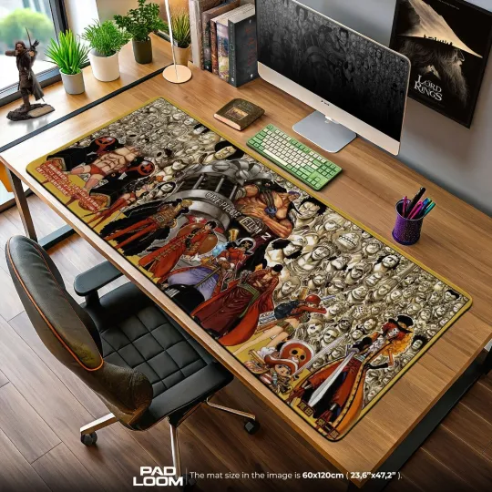 Discover One Piece Film Z Mouse Pad Pirate Crew Desk Mat Smooth Surface
