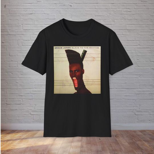 Grace Jones Slave to the Rhythm T-Shirt, Jamaican 80s Pop, Retro Music Fashion