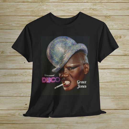 Grace Jones T-Shirt, 80s Clubbing Pop Music, Jamaican Singer, Island Life