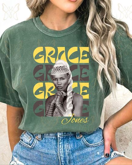 Grace Jones Vintage Photo T-Shirt - Comfort Colors