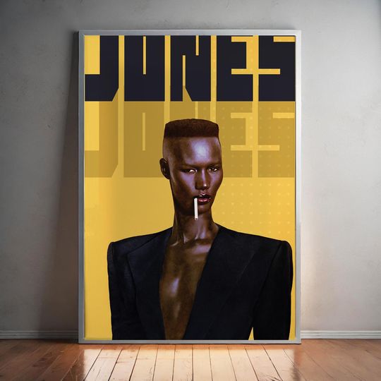 Grace Jones Fine Art Poster - Vibrant Colors
