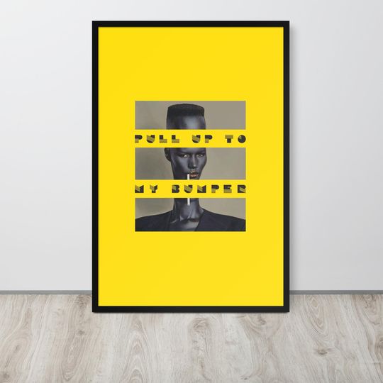 Urban Street Digital Art Vertical Poster - Wall Art, Printable Wall Decor, Interior Design, Grace Jones Print