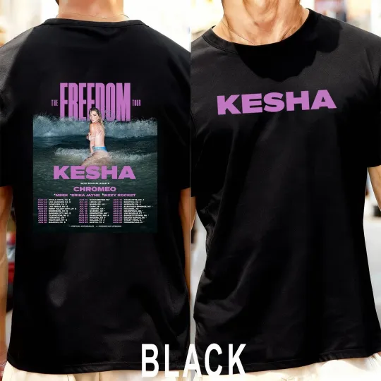 Discover Kesha The Freedom Tour 2026 Schedule Dates T-Shirt