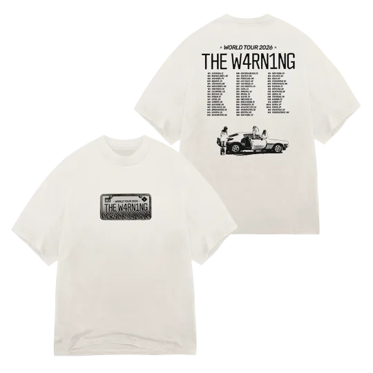 Discover The Warning Band World Tour 2026 Exclusive T-shirt