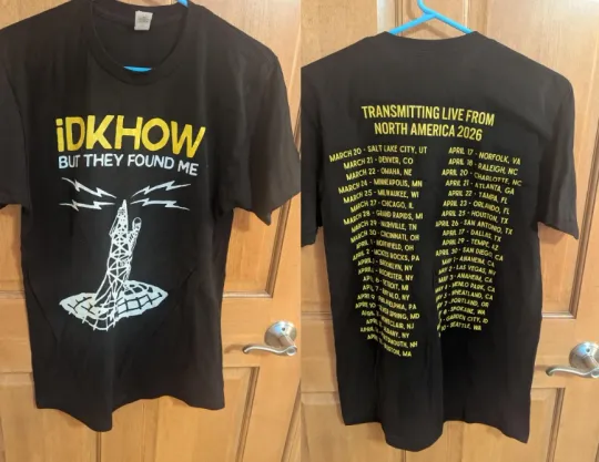 Discover I Dont Know How But They Found Me North American Tour 2026 T-Shirt