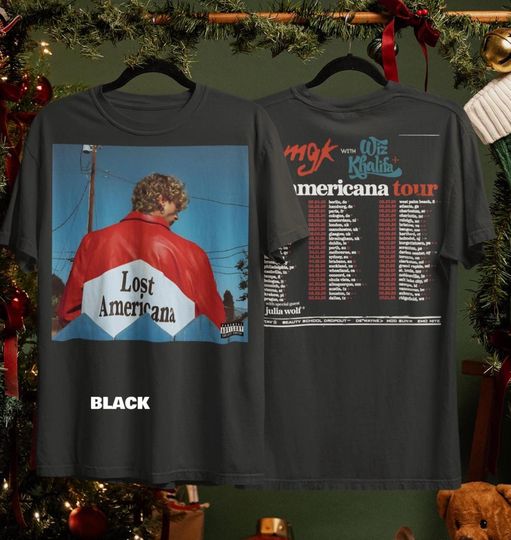 Discover Unisex Shirt Alternatif Rock Machine Gun kelly  Inspired Design | American tour 2026