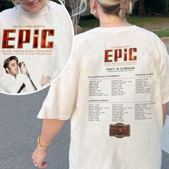 Elvis Presley in Concert 2026 Comfort Colors Shirt