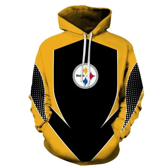 Pittsburgh Steeler 3D Hoodie Lightweight Unisex Adult Clothing