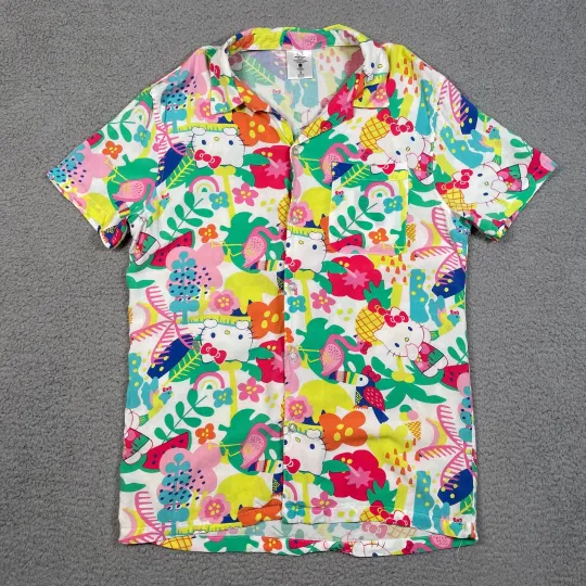 Hello Kitty Hawaiian Shirt