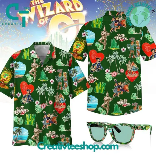 Wizard of Oz Summer Hawaiian Shirt for Men