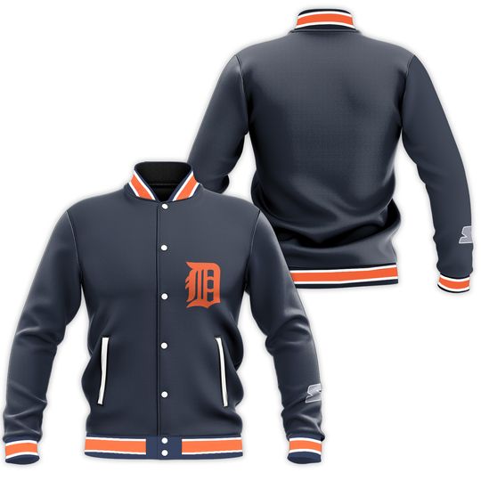 Detroit Team Tigers Baseball Jacket, Major League Baseball Fan Jacket