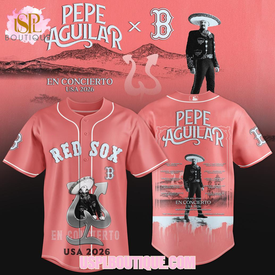 Boston Red Sox x Pepe Aguilar En Concierto USA 2026 Jersey