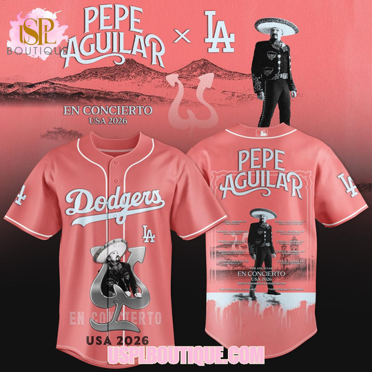 Discover Los Angeles Dodgers x Pepe Aguilar En Concierto USA 2026 Jersey