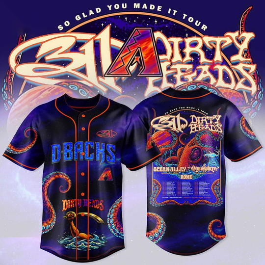 Arizonna Diamondbacks 311 x Dirty Heads 2026 So Glad You Made It Baseball Jersey