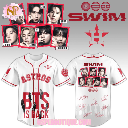 Houston Astros x BTS Is Back “Swim” 2026 Jersey