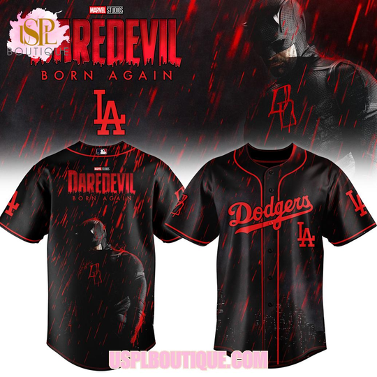 Los Angeles Dodgers x Daredevil Born Again 2026 Jersey