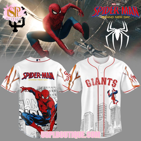 San Francisco Giants x Spider Man Brand New Day 2026 Jersey