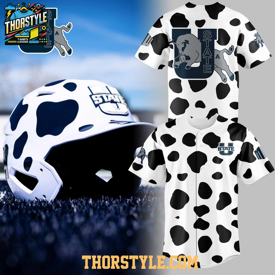 Discover Utah State Aggies x Battle Cattle Game 2026 Baseball Jersey