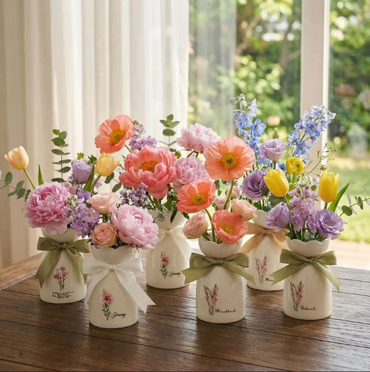 Explore Ceramic Vase With Bow