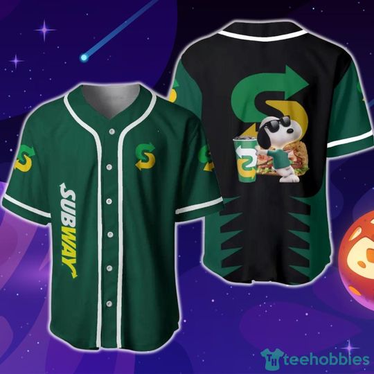 Subway Snooopy Baseball Jersey