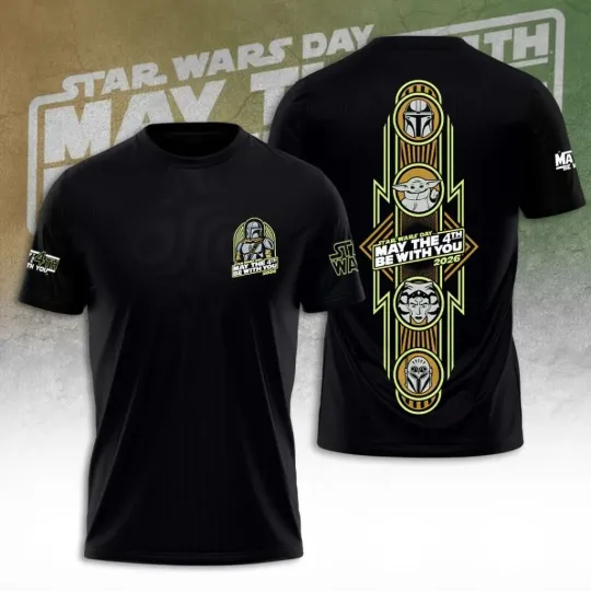 Discover Star Wars Day 2026 May The 4th Be With You T-shirt 3D Apparel Darth Vader