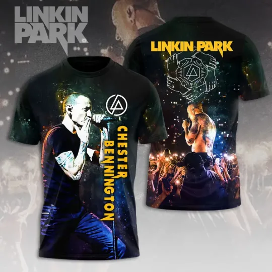 Linkin Park x Chester Bennington 3D Apparel Tshirt