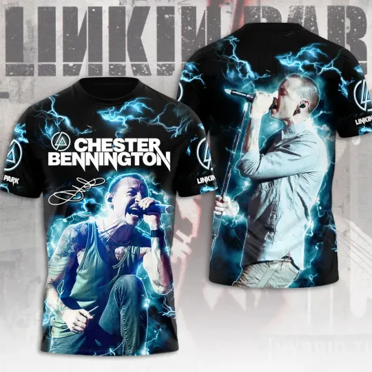 Linkin Park x Chester Bennington 3D Apparel Tshirt