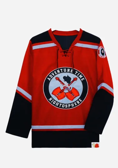 Adventure Time Marceline Men's Hockey Jersey Cartoon Network HTF NWT