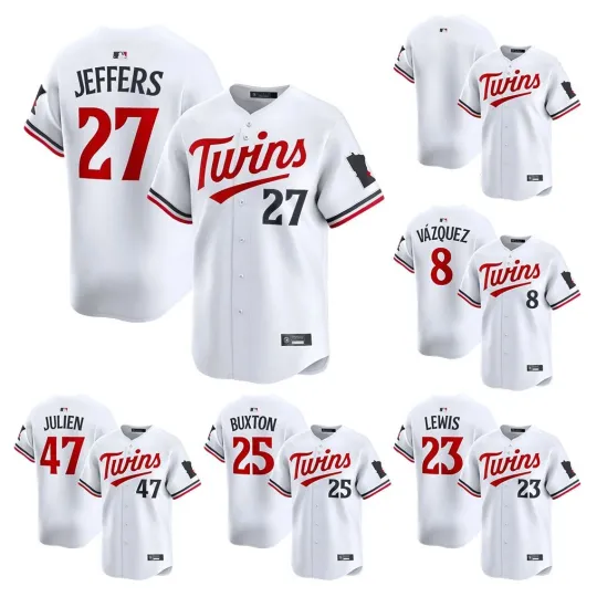 Discover Men/Youth Twinss White Player Limited Printed Jersey S-3XL