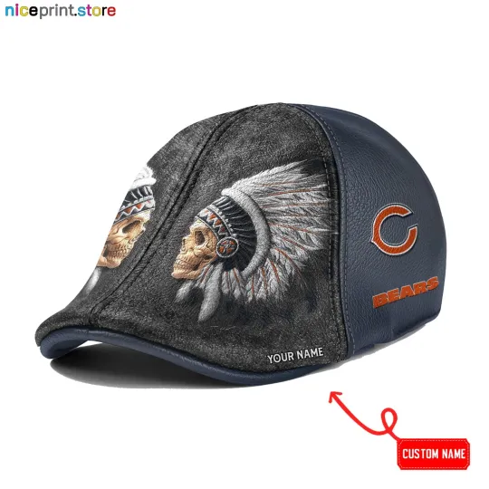 Discover Chicago Team Bears Ivy Cap football 6pannel Hat Golf Cap football Flat Cap