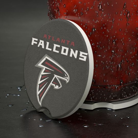 Atlanta Falcons Soapstone Car Coaster  football Fan Gift