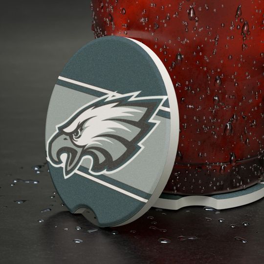 Philadelphia Eagles Soapstone Car Coaster  football Fan Gift
