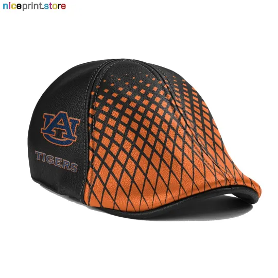 Discover Auburn Team Tigers Leather Cap Tigers Ivy Cap NCAA Golf Cap NCAA Flat Cap