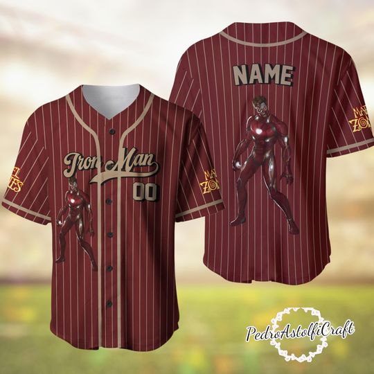 Discover Personalized Superhero Inspired Baseball Jersey, Comic Hero Shirt, Fan Costume Gift