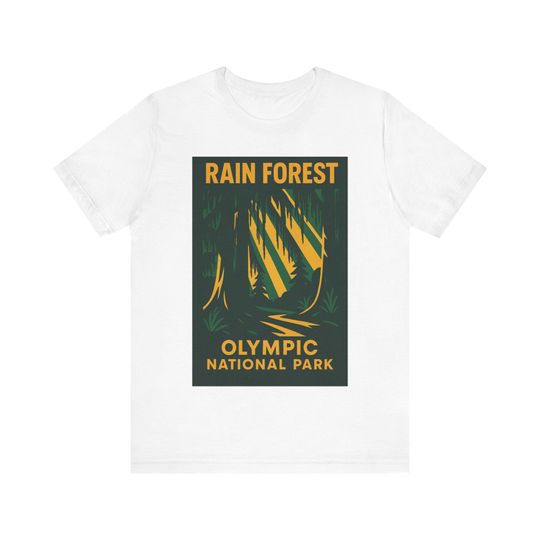 Hoh Rain Forest Tee | Olympic National Park Poster Shirt