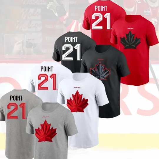 Brayden Point #21 Canada Hockey Team 2026 Winter Olympics Name & Number