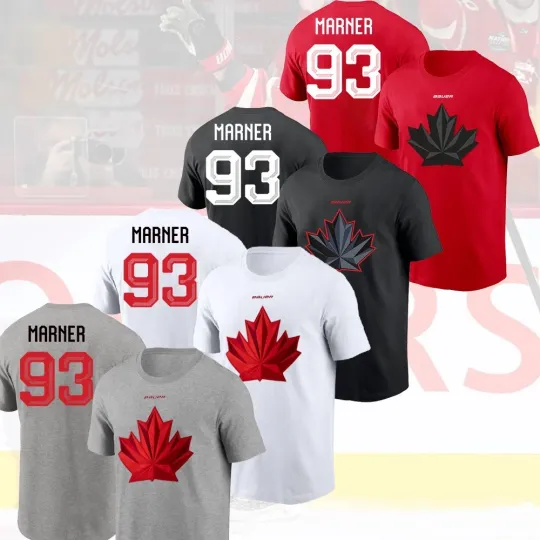 Mitch Marner #93 Canada Hockey Team 2026 Winter Olympics Name & Number