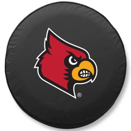 Discover University of Louisville Spare Tire Cover with Cardinals Logo