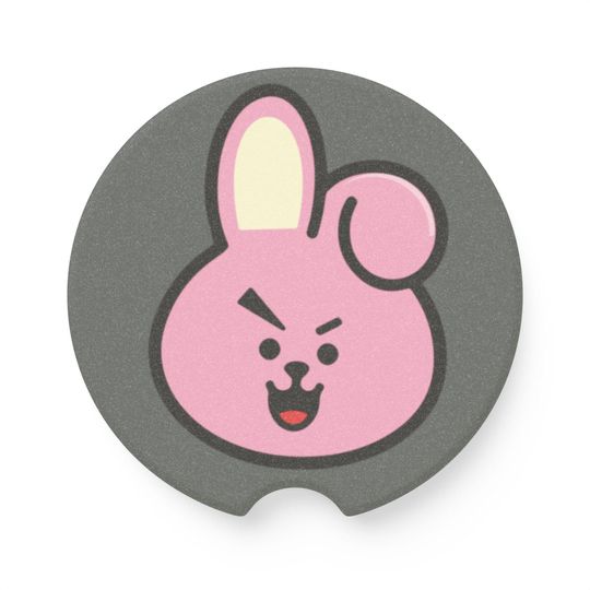 BTS Jungkook BT21 Cooky Soapstone Car Coaster