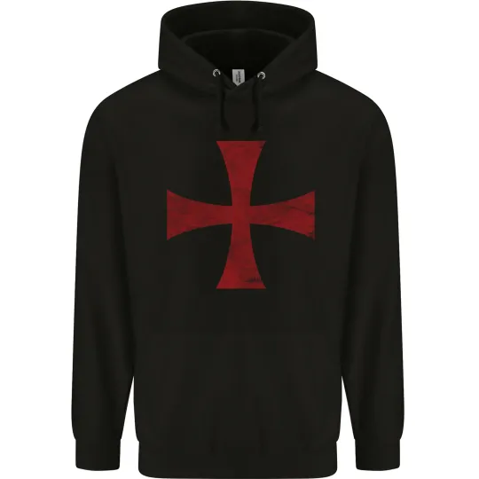 Discover Knights Templar Cross Hoodie Men's